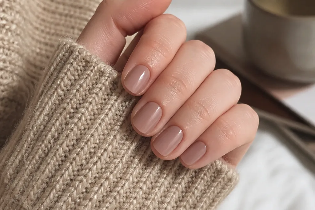 Cozy short oval nail ideas
