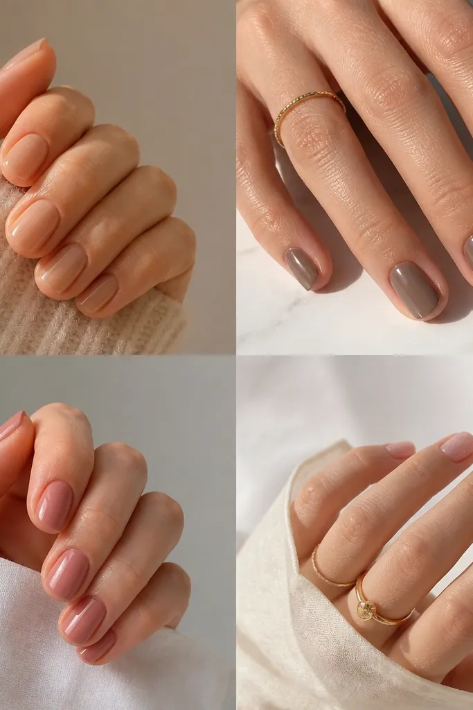 Low maintenance short oval nails ideas