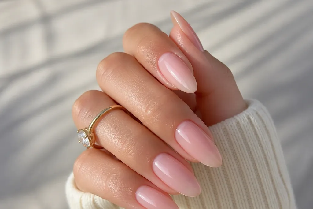 Aesthetic Pink Almond Nails That Look Expensive