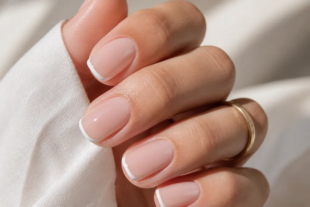 Timeless french biab nails inspiration