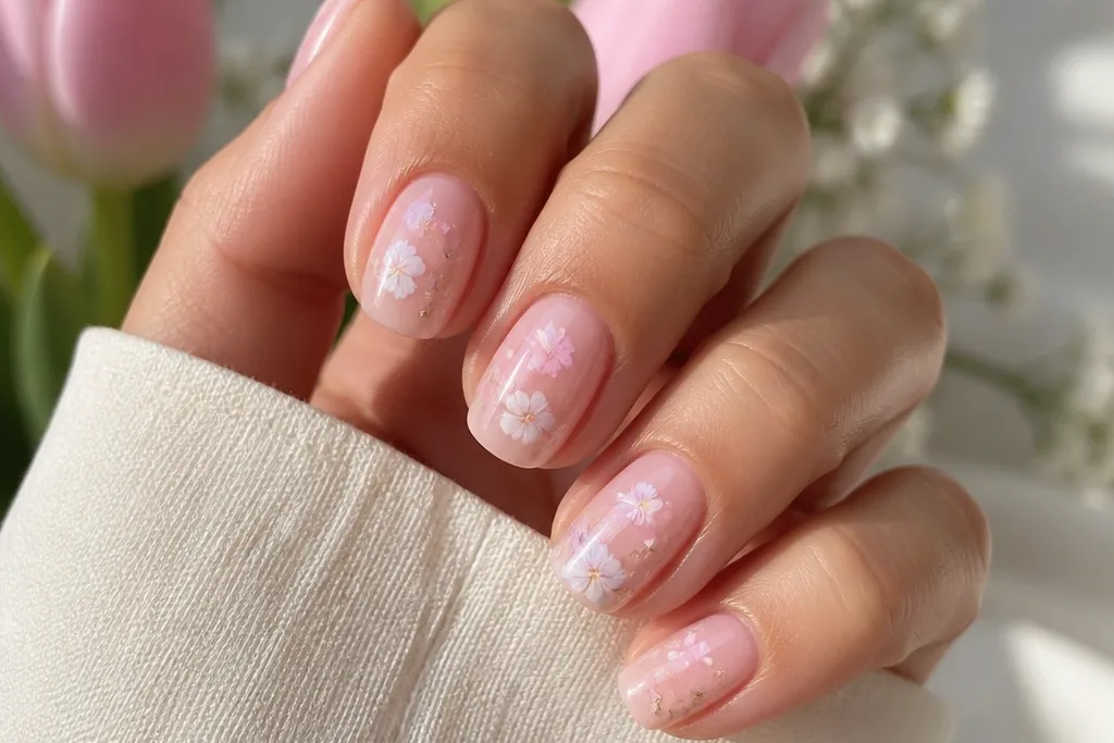Spring biab nails inspiration for a feminine vibe