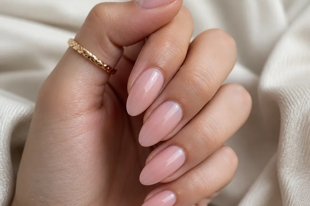 Cheap Pink Almond Nails on a Budget