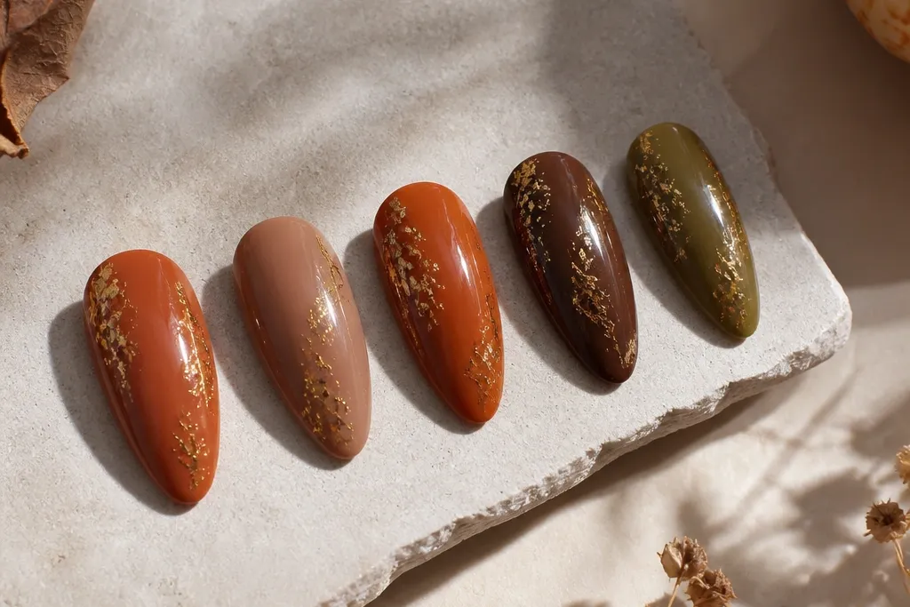 15 Fall Almond Nails Ideas for an Elegant Autumn Manicure