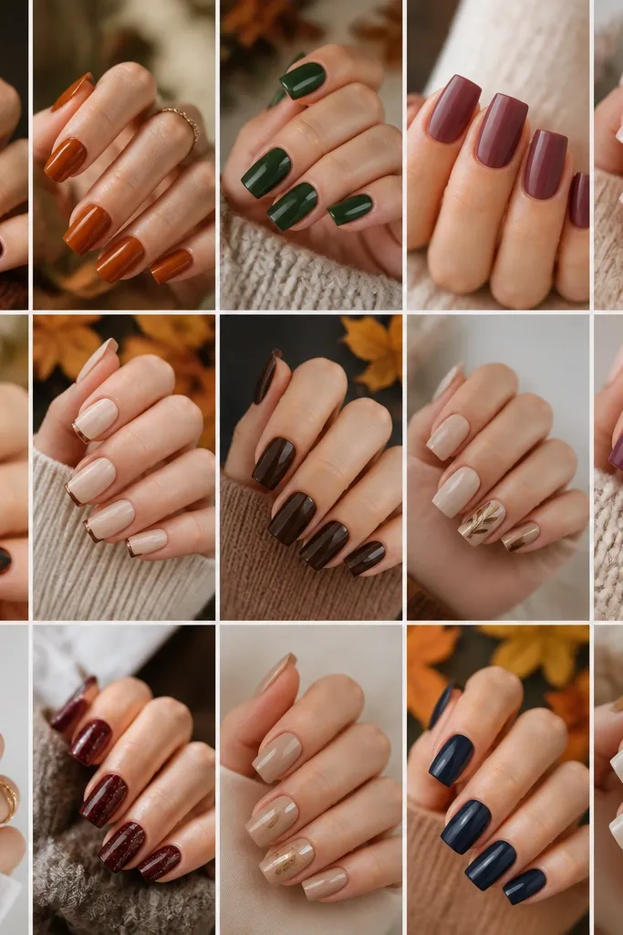 15 Fall Square Nails Ideas for a Chic Autumn Look