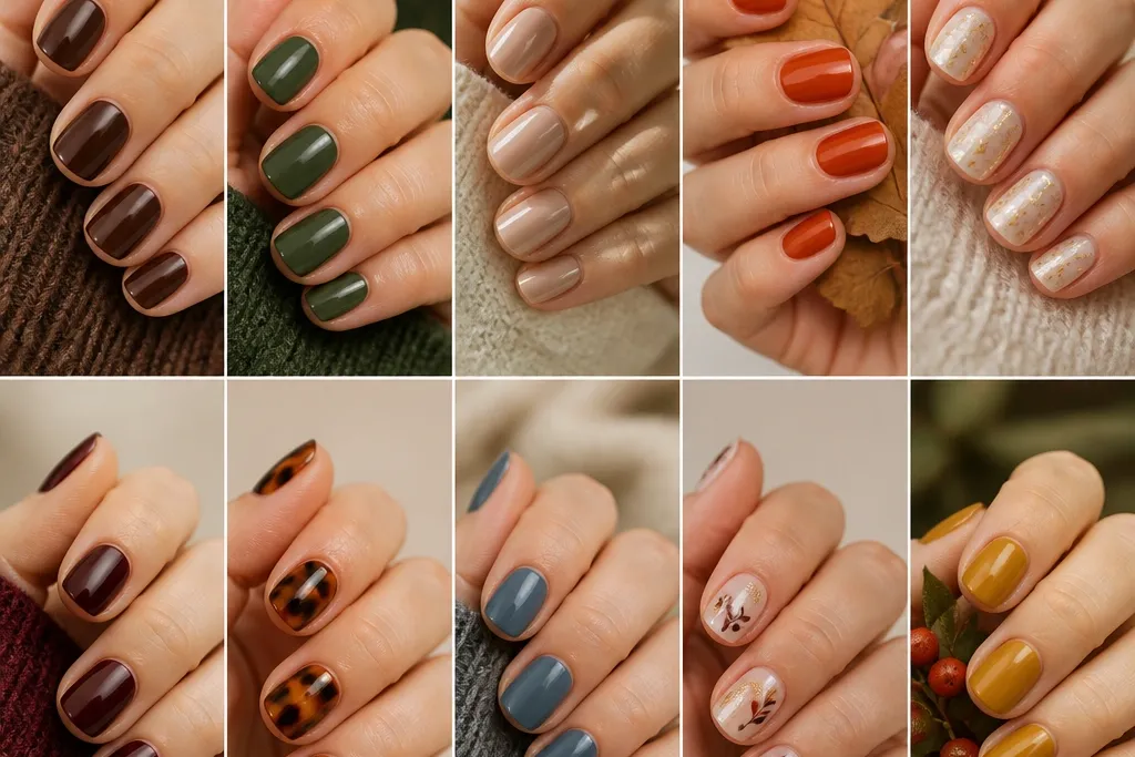 10 Fall Nails Ideas for Short Nails You Will Love This Autumn