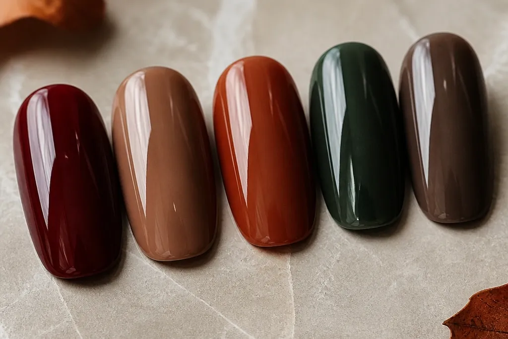15 Fall Gel Nails Ideas for a Glossy Autumn Manicure