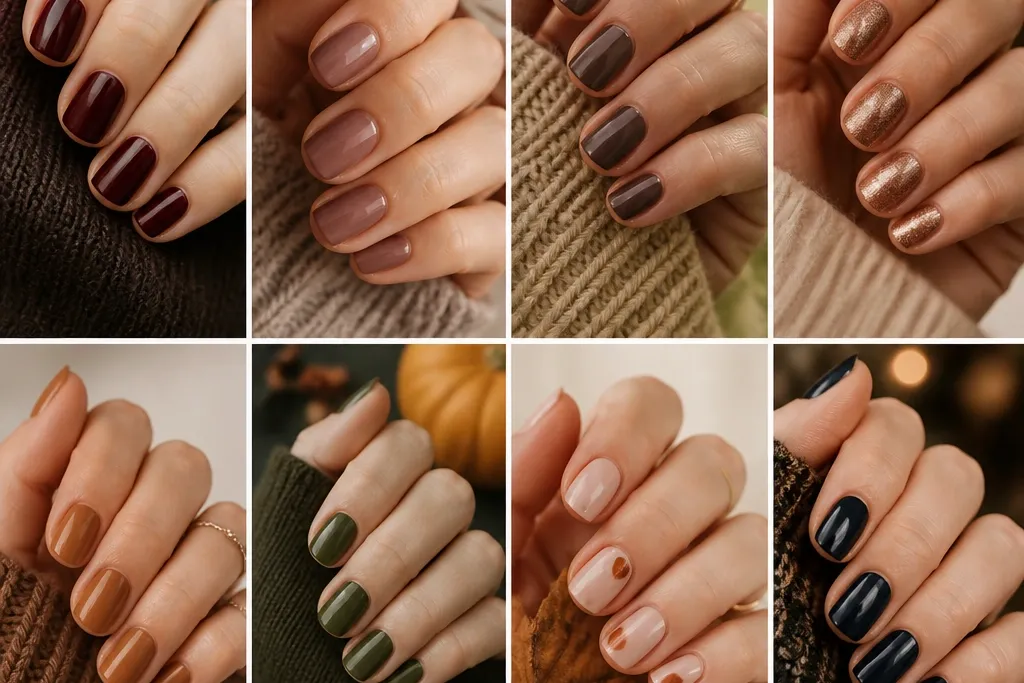 10 Fall Short Nails Ideas for a Stylish Autumn Look
