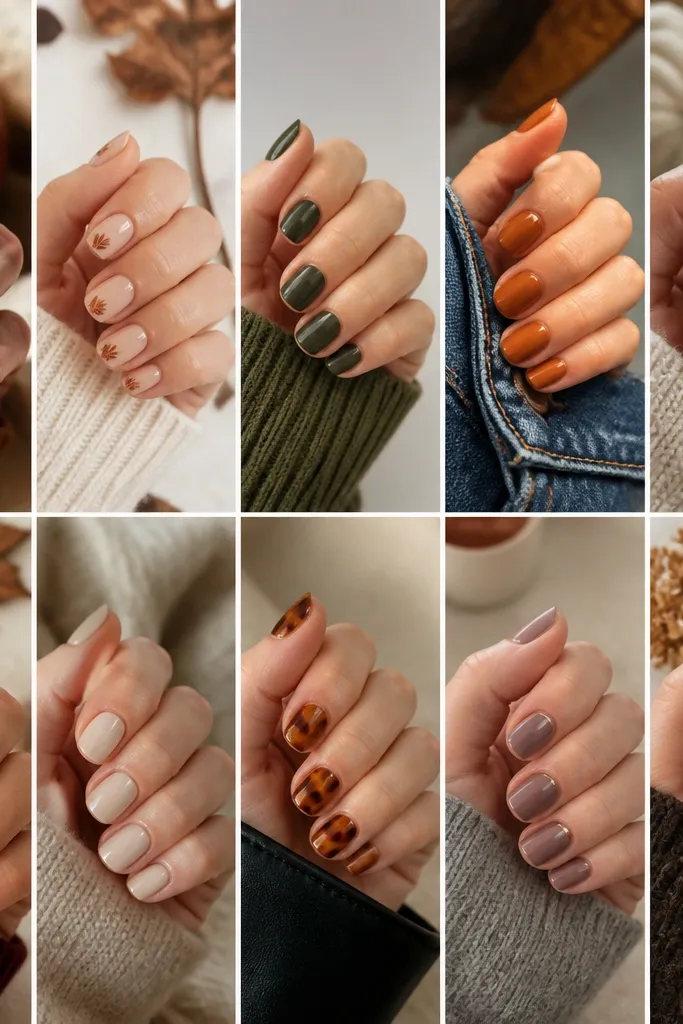 10 Simple Fall Nails Ideas for Short Nails This Autumn