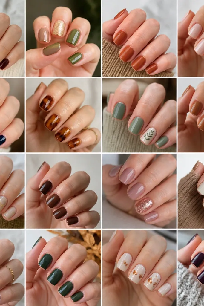 15 Fall Nails Ideas for Short Square Nails You Will Love