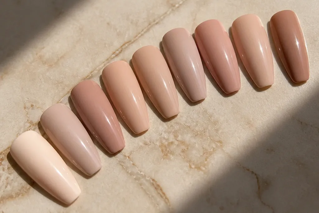 Nude nail extension designs for a classy, timeless look