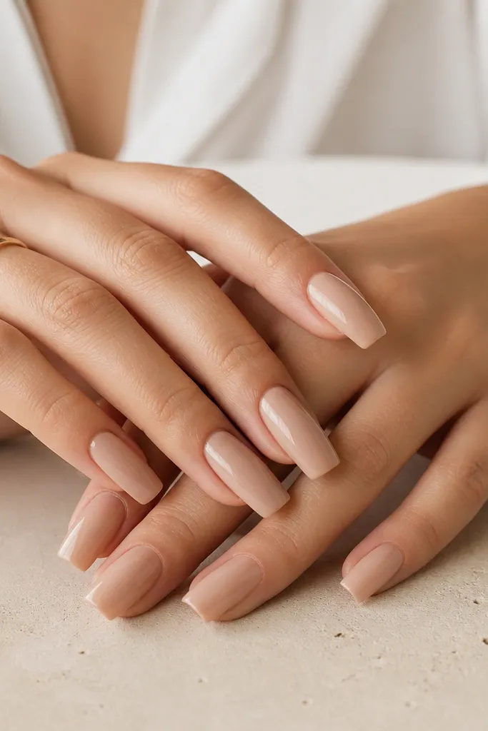 Nude nail extension designs for a classy, timeless look