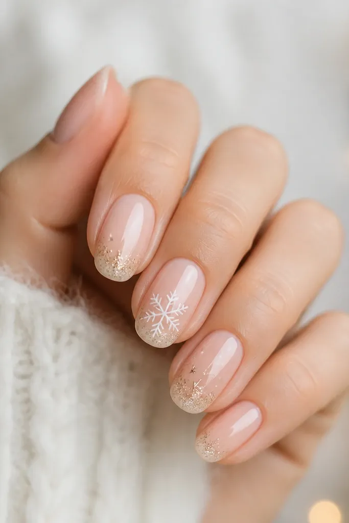 Aesthetic winter christmas nails that look expensive